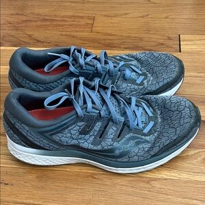 Saucony Men's Black and Gray Athletic Shoes